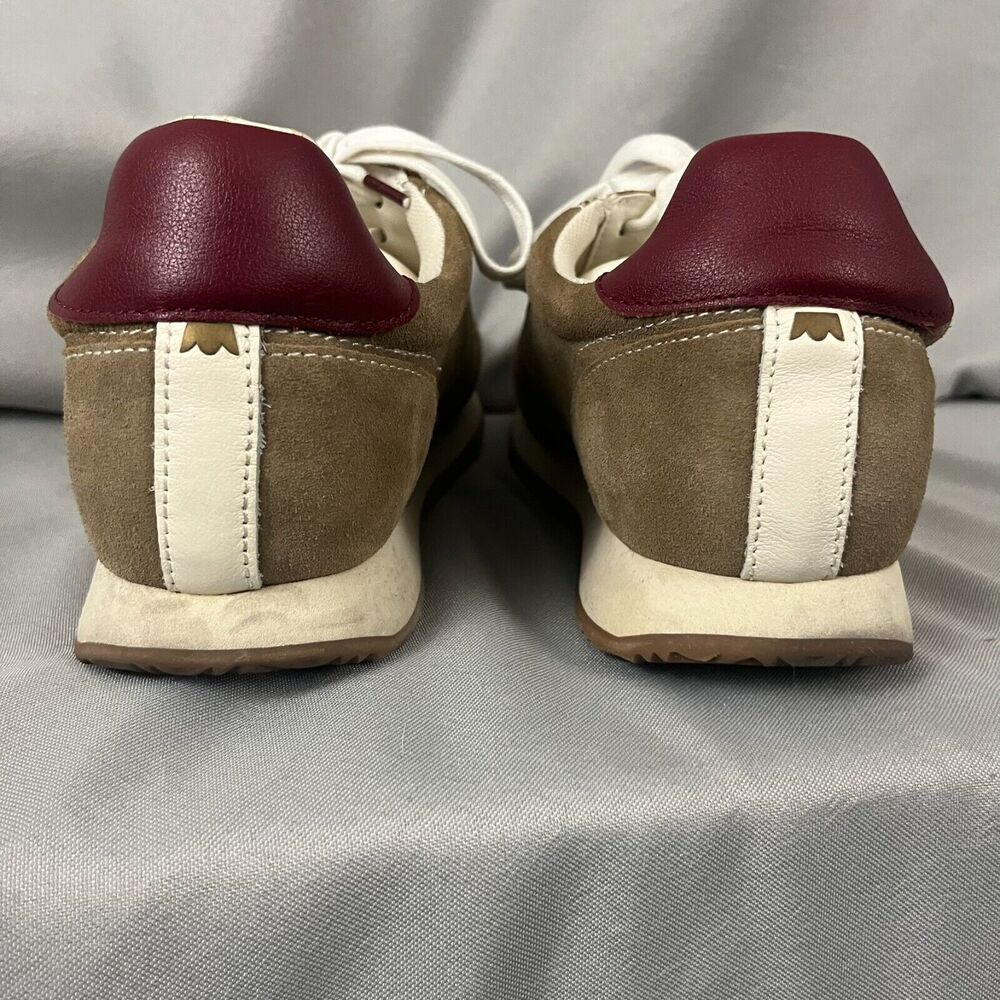 Birdies The Roadrunner Shoes Women's 8 Brown Leather Lace-Up Athletic Sneaker - Picture 6 of 8